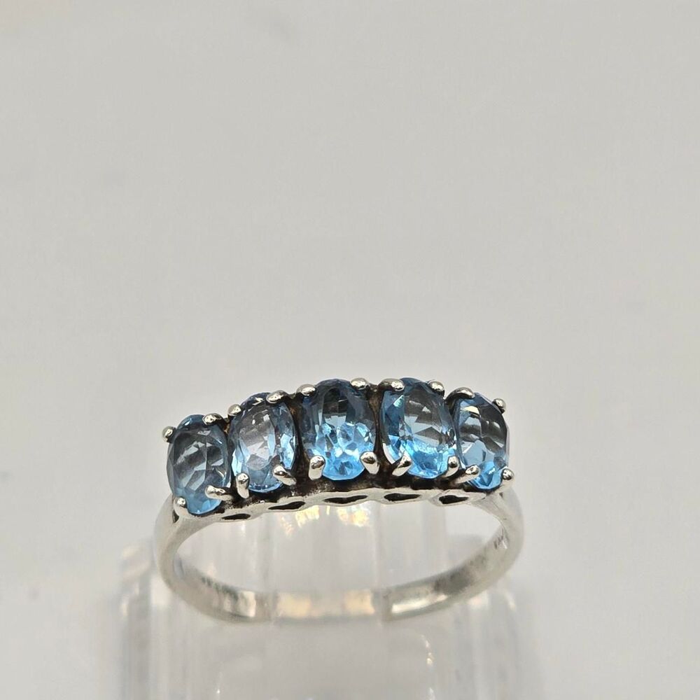 Jewelexcess Women's Silver and Blue Jewellery